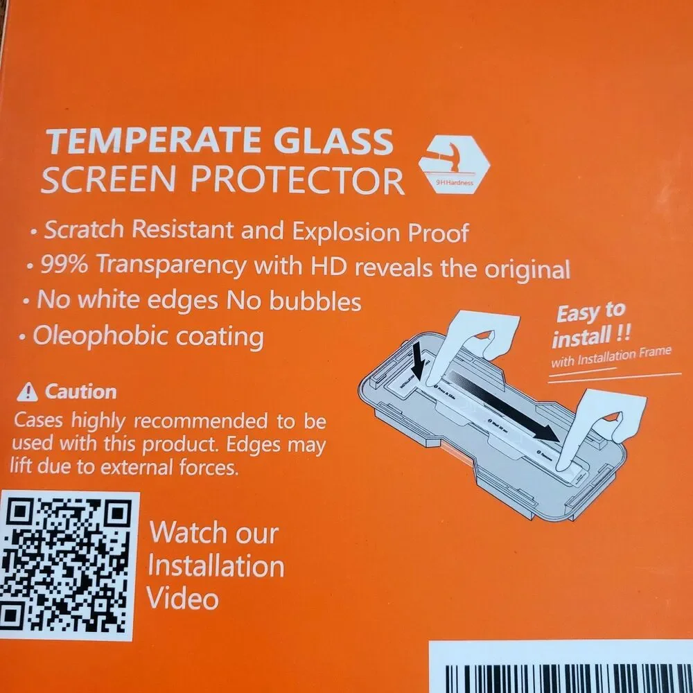 Nintendo Switch OLED KCT EZ Kit Tempered Glass Screen Protector 2 Boxes of 2